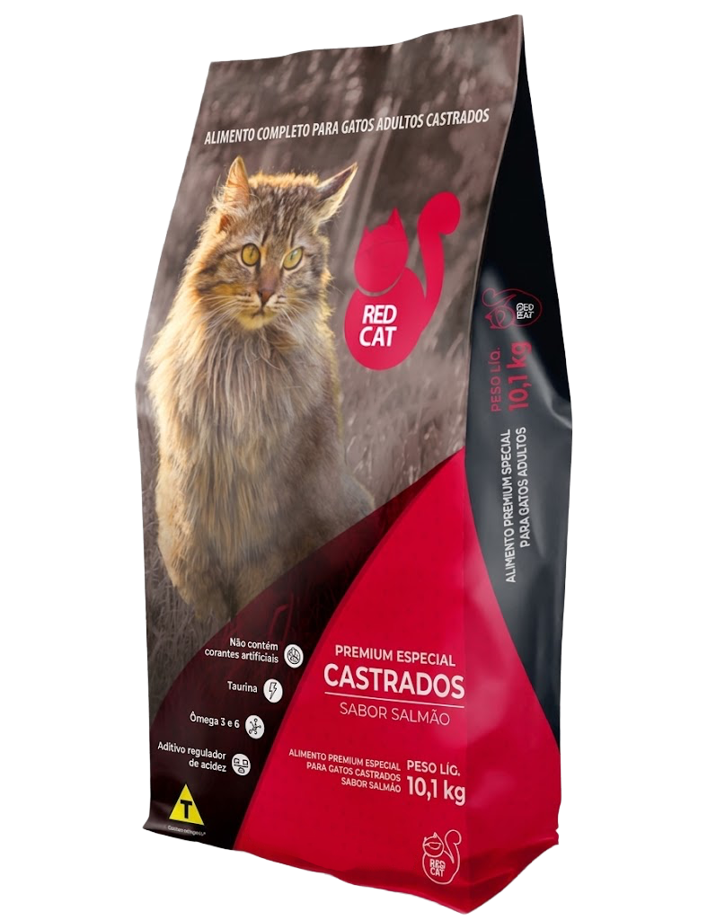 Premium Especial – GATOS CASTRADOS– Sabor Salmão 10.1Kg
